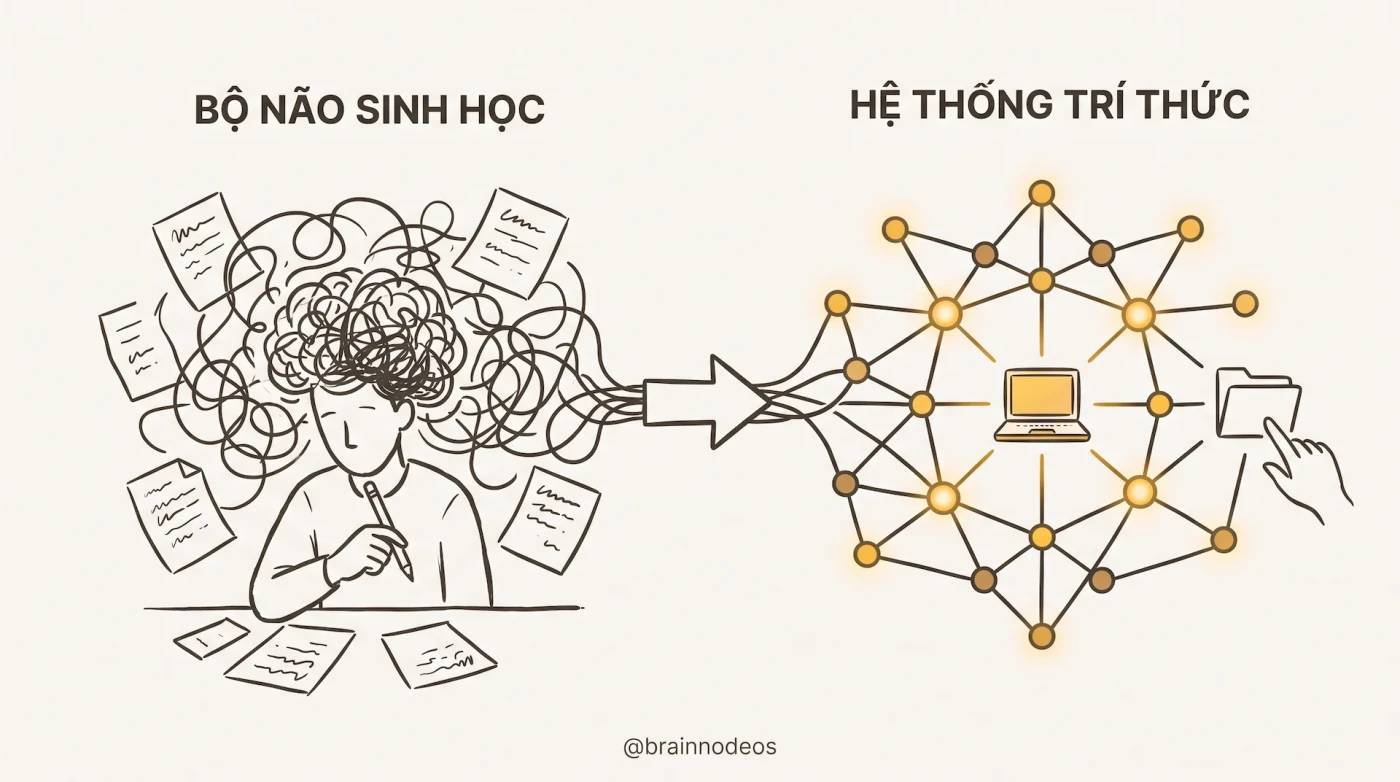 Cách người kinh doanh solo biến ghi chú lộn xộn thành tài sản nội dung