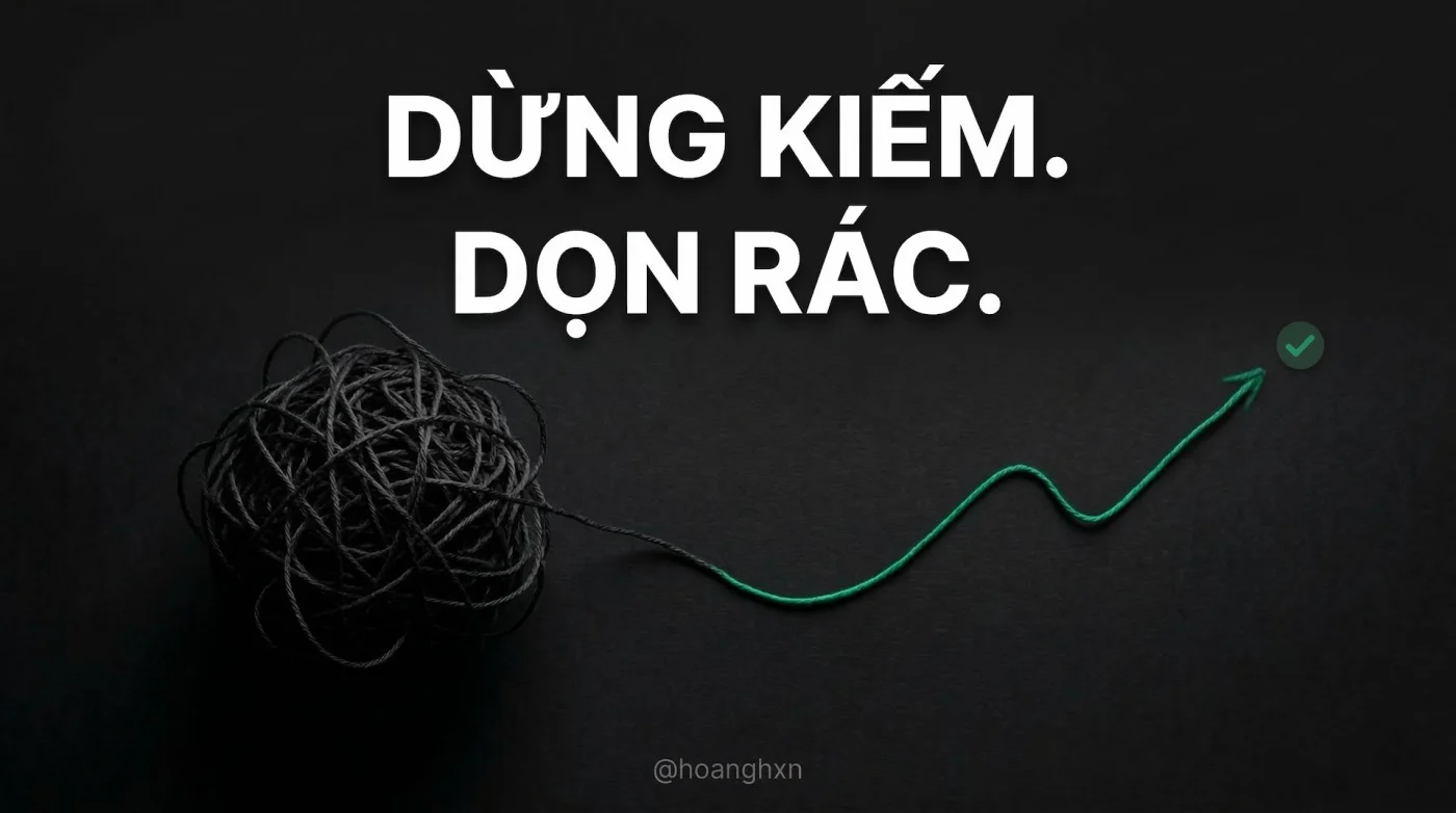 Cách sắp xếp công việc: Dọn sạch rác tâm trí